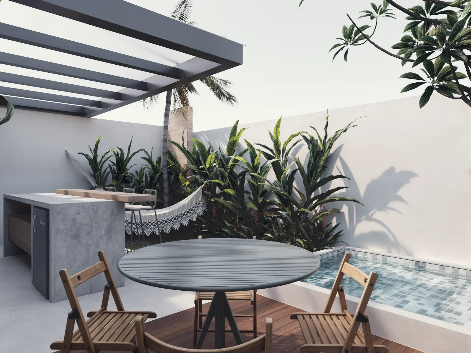 Vila Lima 2, piscina e deck
